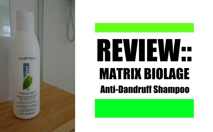 matric biolage anti dandruff shampoo review