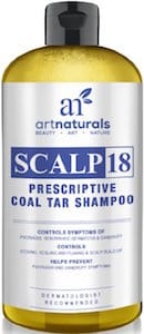 scalp 18 coal tar shampoo bottle