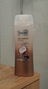 suave dandruff shampoo bottle