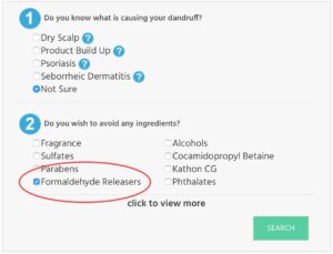 formaldehyde-releaser-search